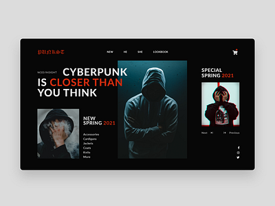 Cyberpunk Website Template designs, themes, templates and downloadable ...