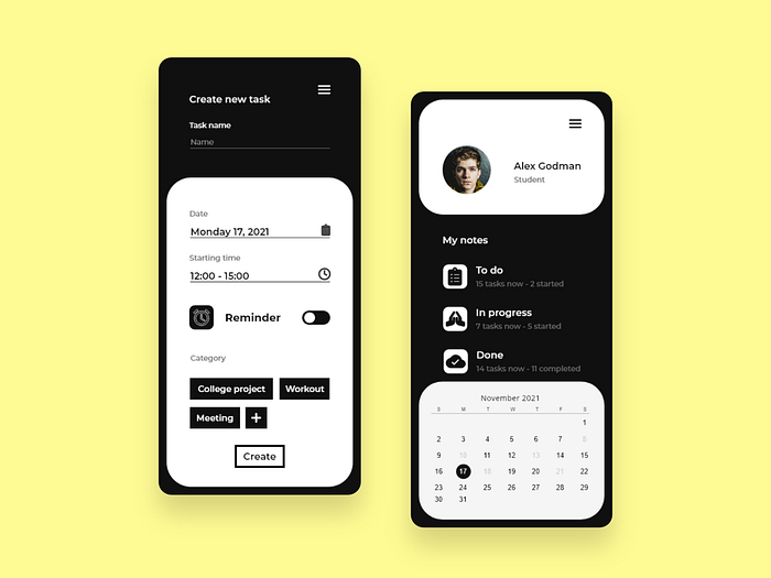 Activity Log UI Design designs, themes, templates and downloadable ...