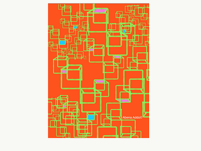 'Cubic  Abstraction ' Repeat Pattern