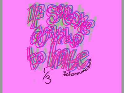 If someone blackart blurry creative design font graffiti digital haiku illustration pink poetic stylish stylish font text womensart