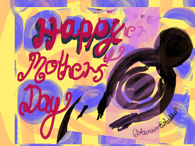 Mother Of Mine african art blackart childrens illustration color colour design illustration mothers day mothers day flyer mothersday