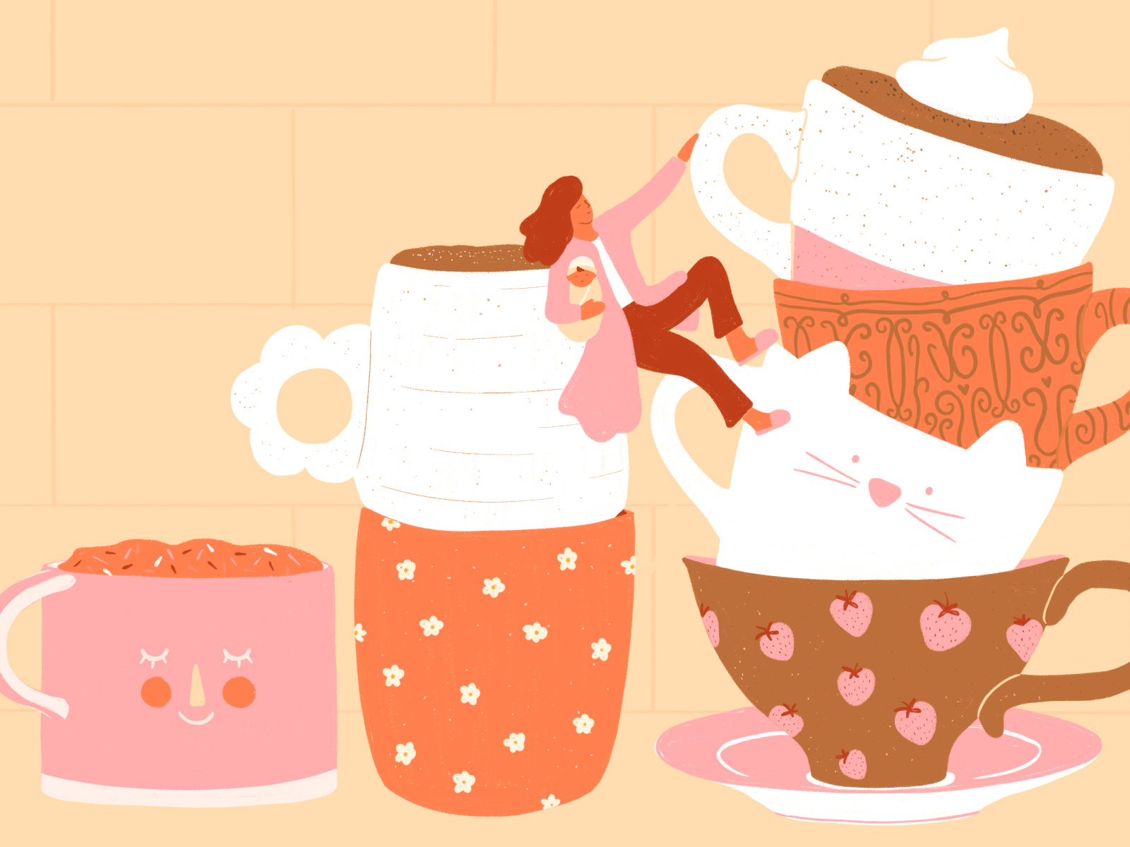 Mug Cakes by Laura Hoerner on Dribbble