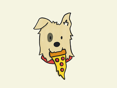 pizza pupperoni dog pizza pup stickermule