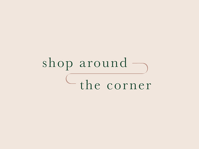 Shop Around the Corner Logo bookstore logo logo design shop vector youve got mail