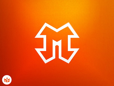 M Logo logo m orange