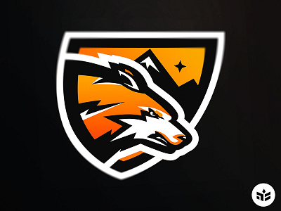 Darkline darkline esport fox logo sport sport logo team