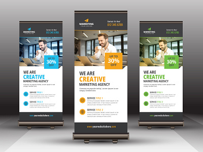 Professional Corporate Rollup Banner advertisement