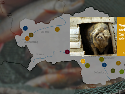 Map of austrian food