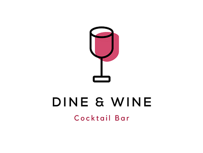Dine & Wine Logo brand branding design illustration illustrator logo luxury photoshop vector