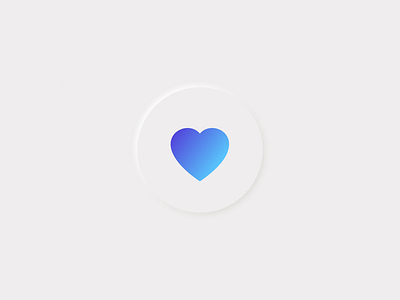 Neu Romantic button neumorphism ui ux