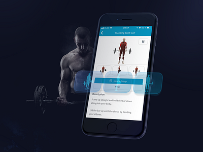 Infogym Mobile App Features Presentation android android app design design fitness ios mobile app mobile app design software brothers sport ui