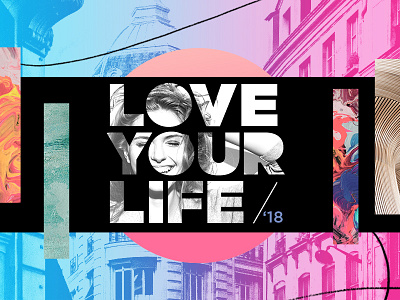 Love Your Life conference event fashion graphic lakewood church layout love your life styleframe vibrant women