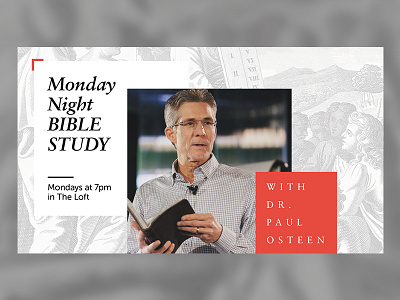 Monday Night Bible Study bible study lakewood church non profit religious slide show style frame