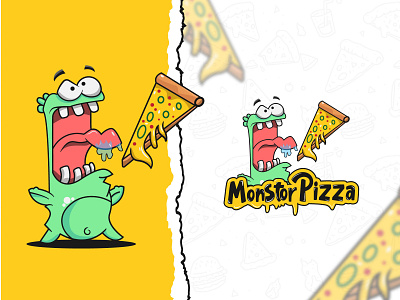 Pizza Mascot Logo