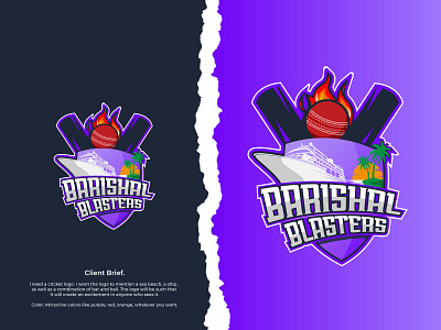 Cricket Logo 2022 branding cricket graphic design logo mascot play