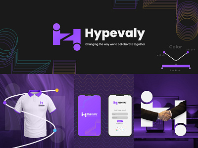 Hypevaly Logo 2022 branding graphic design illustration influncer logo