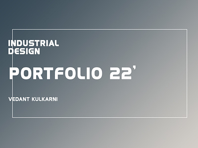 Industrial Design Portfolio-2022