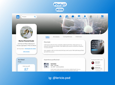 DailyUI Challenge 006 006 daily ui dailyui dailyuichallenge design figma linkedin ui uidesign user ux uxdesign