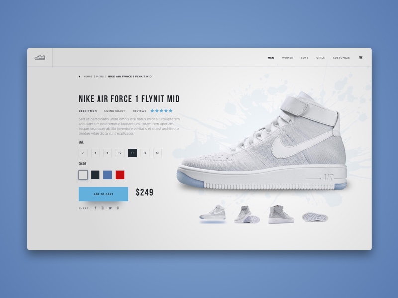 Air Force 1 designs, themes, templates 