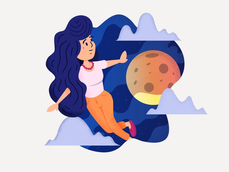Above The Clouds by Brian Cox on Dribbble