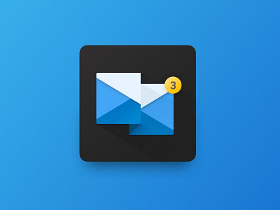 Mail Icon color design icon illustration mail product design