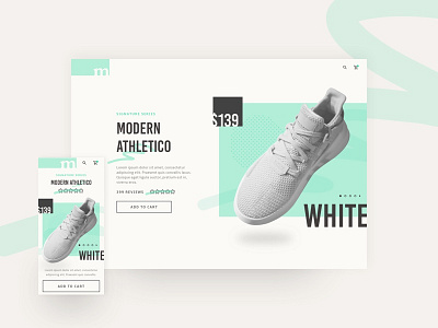 Ecommerce Product Page branding color design design agency ecommerce ecommerce design graphic design mobile mobile app design responsive shoes typography ui