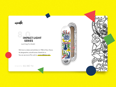 Cliché Product Page art design digital experience minimal skateboard uiux user interface web web design website
