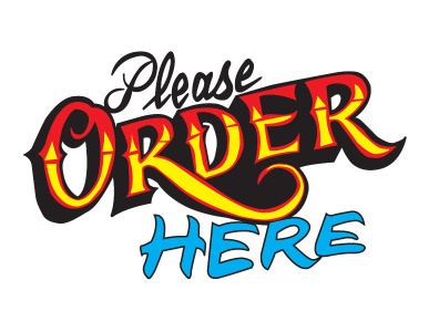 Order Here Signage