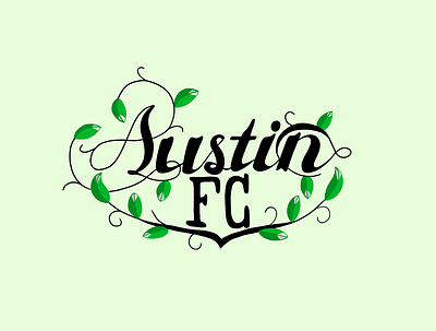 Austin FC Script Logo branding design graphic design illustration illustrator lettering logo packaging product design sports vector