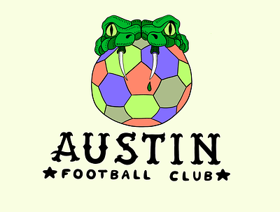 Austin FC Alt Snake Logo branding design graphic design illustration illustrator logo packaging product design sports