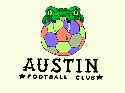 Austin FC Alt Snake Logo
