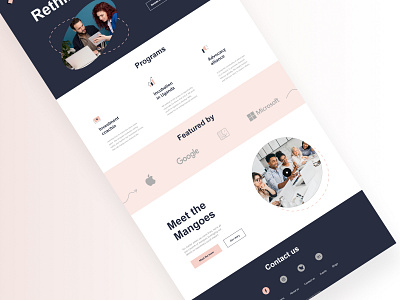 Smart AJ - Landing page design