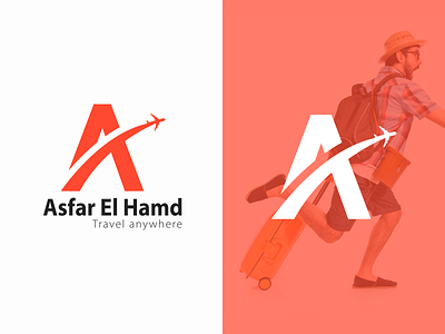 Asfar El Hamd Logo- Travel Agency logo branding business brand design graphic design illustration logo travel agency logo