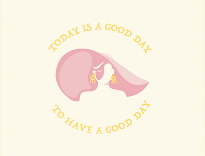 Today is the best day! 2021design 2d adobeillustrator content design elegant fashion female happy hat icon illustration illustrator jewelry pink summer vector vectorart women yellow