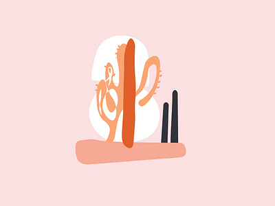 desert vibe 2021design 2d abstraction adobeillustrator cactus content dailydoseofvisuals desert desertvibes design dribblers graphic design illustration inspiration joshuatree pink pinterest portfolio print skillshare