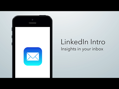 LinkedIn Intro — Launch Video intro linkedin rapportive