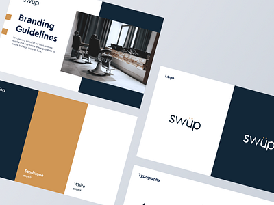 Swup - Brand Guidelines brand book brand identity branding colors design imagery typography visual design