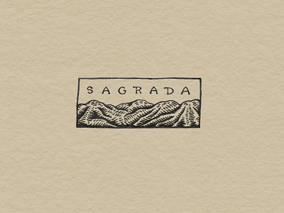 Sagrada badge branding design graphic design health icon illustration logo meditation mystic self care spiritual typography yoga zen
