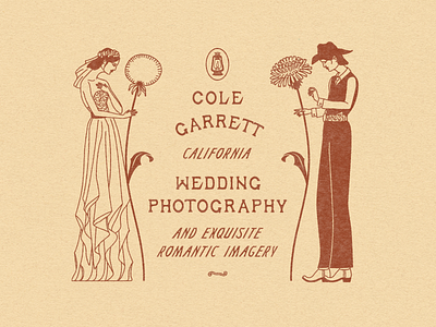 Cole Garrett badge branding character desert design graphic design illustration lettering logo photographer photography romantic typography vibes wedding western