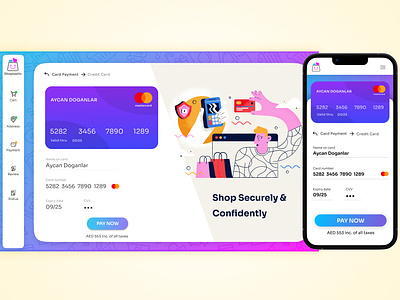 Card Payment Page UI