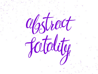 Abstract Fatality abstract fatality lettering purple type typography