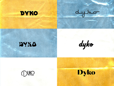Dyko Typography branding design graphic design illustration logo portfolio poster a day poster art poster design typography typography art