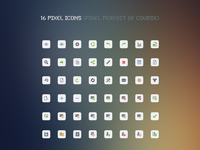 16px pixel perfect icons 16 16px icon iconset interface pixel pixel perfect set ui