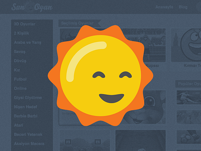 sunoyun.com - mascot Sunnie face icon logo smiley sun sunny