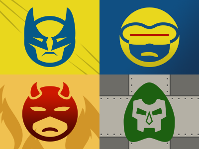 Pictonic - Font Icons: Heroes & Villains (part 3)