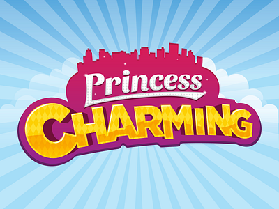 Princess Charming - Logo app charming game logo princess