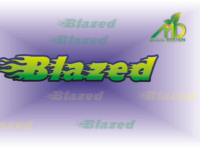 font blazed 3d branding design font illustration logo logo company logo design vector