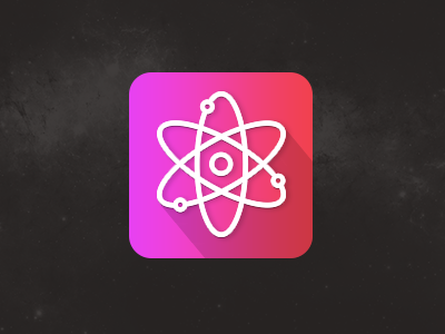 Atom icon icon rebound