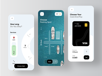 Yacht Booking Service Application - Parking