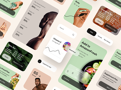 Vessel - Personal Trainer App Modules coach fitness fitness app health health app health care healthcare healthy mobile mobile app product design supplement supplements supplies trainer trainers